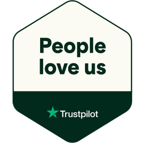 Positive reviews from Trust Pilot in the project dashboard software category
