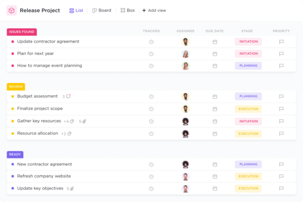 Clickup, one of the best task management tools