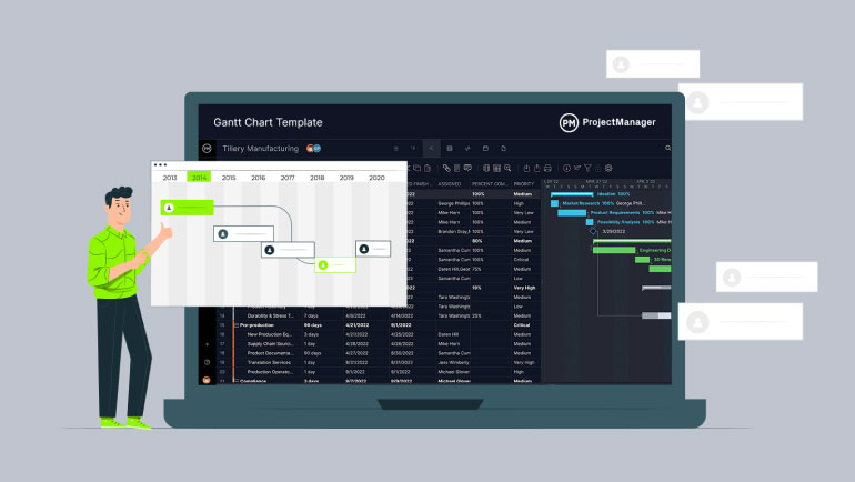 Gantt chart template featured image