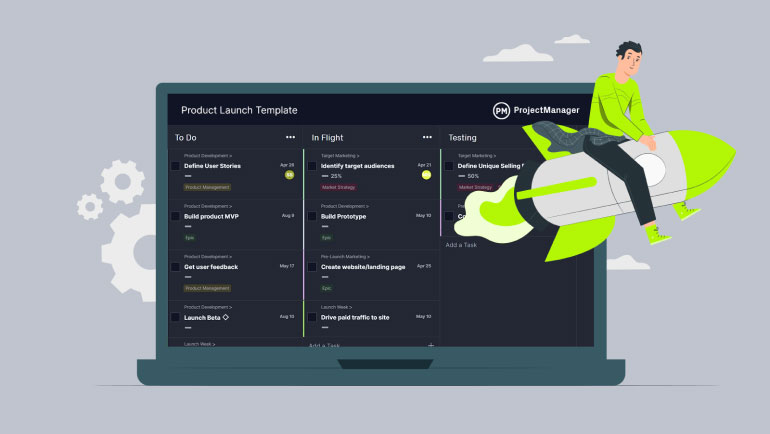 Product launch template featured image