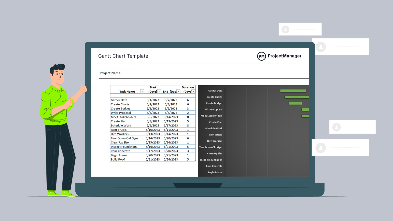 powerpoint presentation software project management