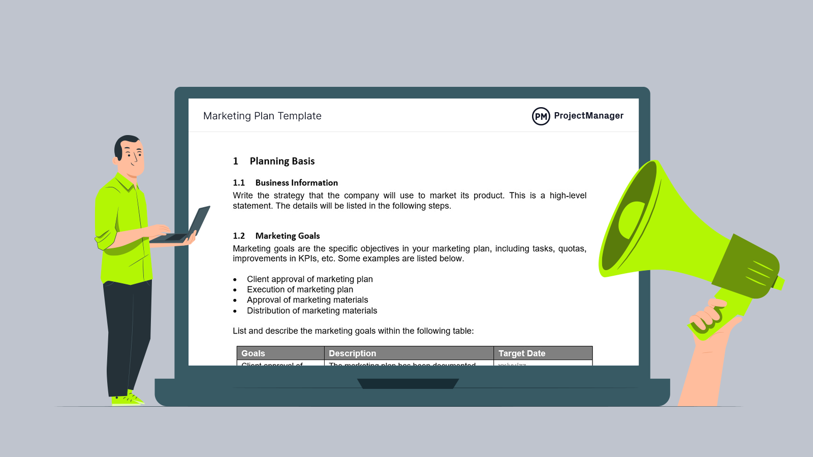 business plan marketing plan template