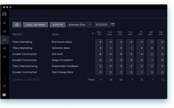 Project Time Management Software - Track Tasks, Time & Costs
