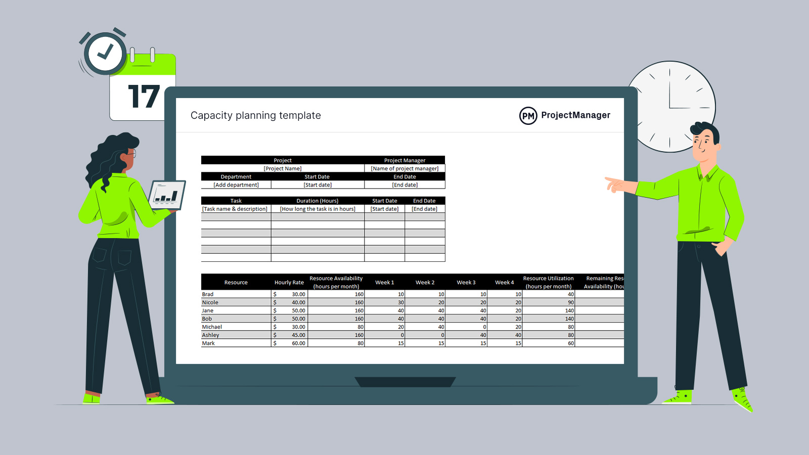 future capacity in business plan example