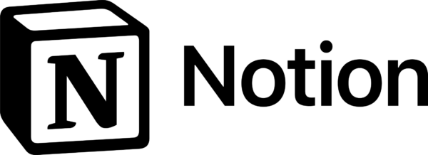 Notion logo, one of the best project timeline software