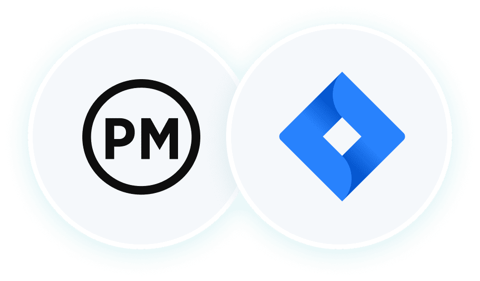 ProjectManager and Jira logos side by side
