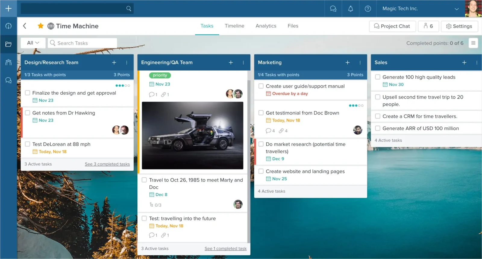 Taskworld kanban board is simple to use, which makes it one of the best Monday.com alternatives for task management