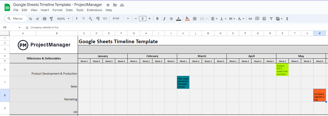 google sheet business plan template