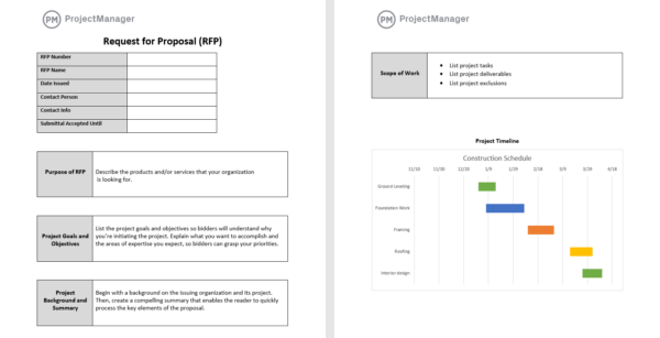 request for proposal template (rfp template)