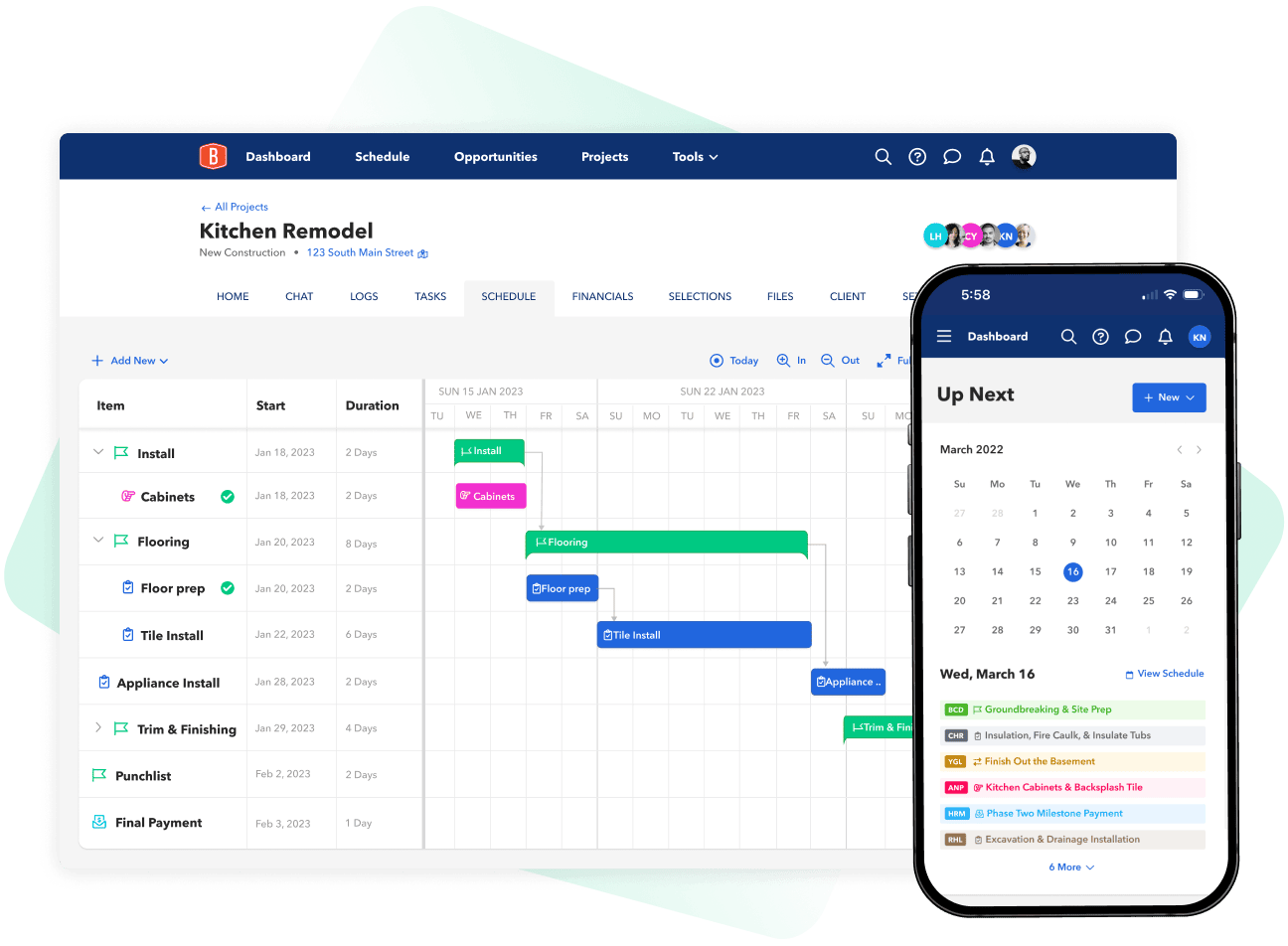 buildbook, one of the best construction scheduling programs