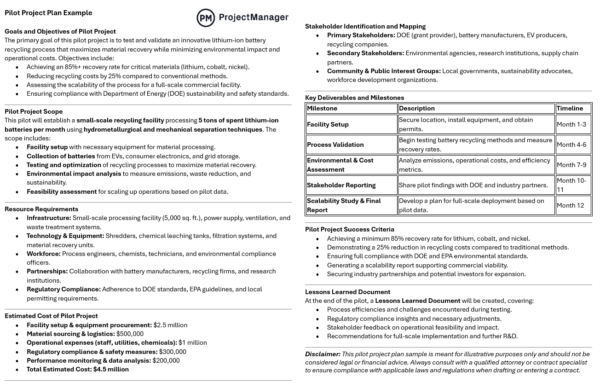 Pilot Project: Meaning, Benefits and Example