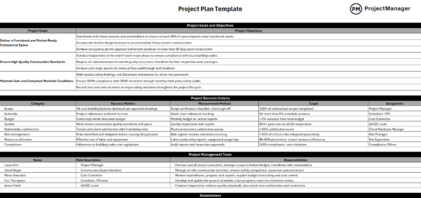 Gantt Chart template for Microsoft Excel