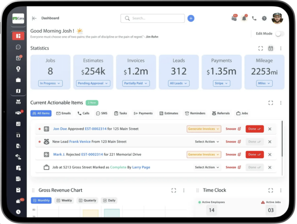 Contractor+, best construction scheduling software