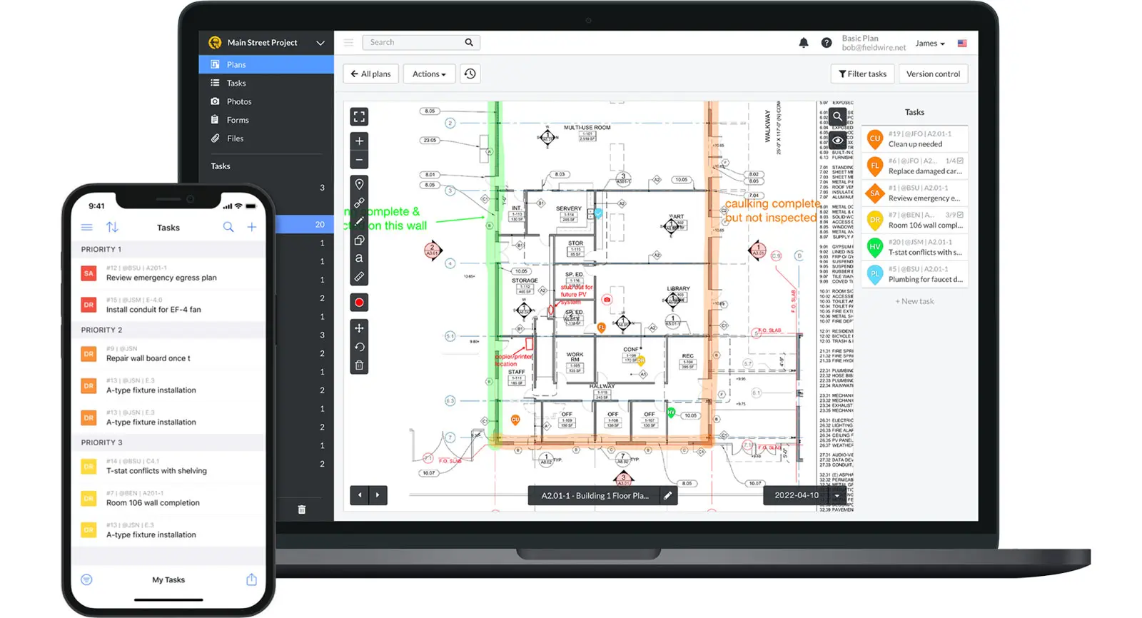 Fieldwire by Hilti, best construction software for Mac