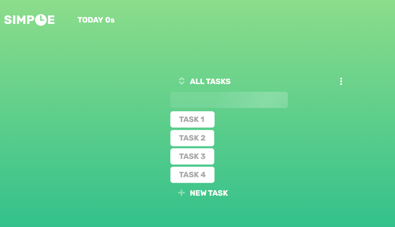Time tracking software for consultants, Simple Time Tracker screenshot