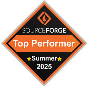 ProjectManager review from SourceForge for Top Performer in the project management software category in 2025