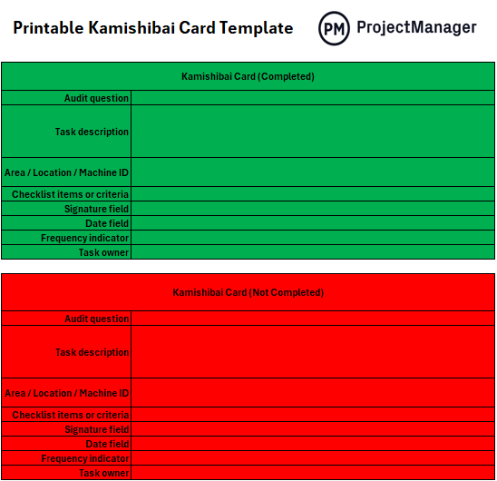 Kamishibai card template