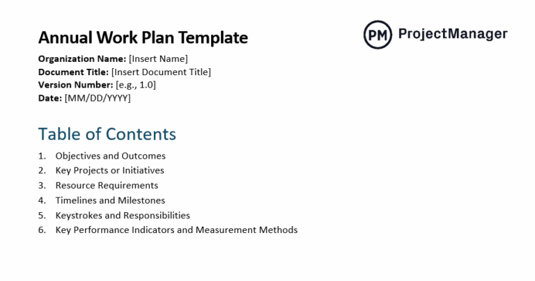 12 Free Business Planning Templates for Excel & Word - ProjectManager