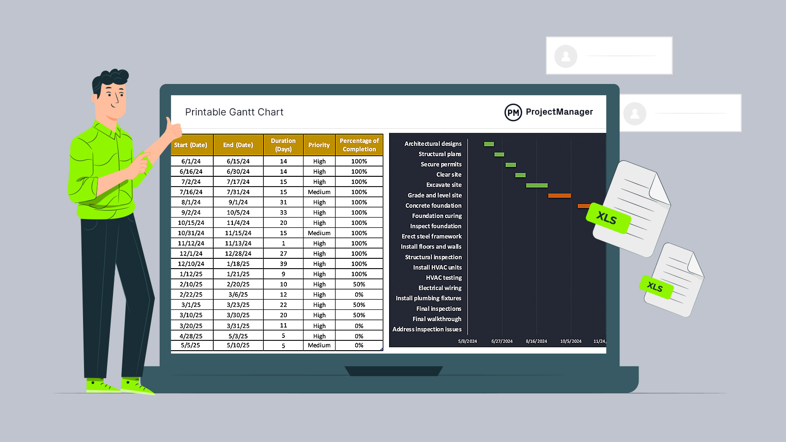Printable-Gantt-chart-template
