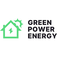 Green power energy logo