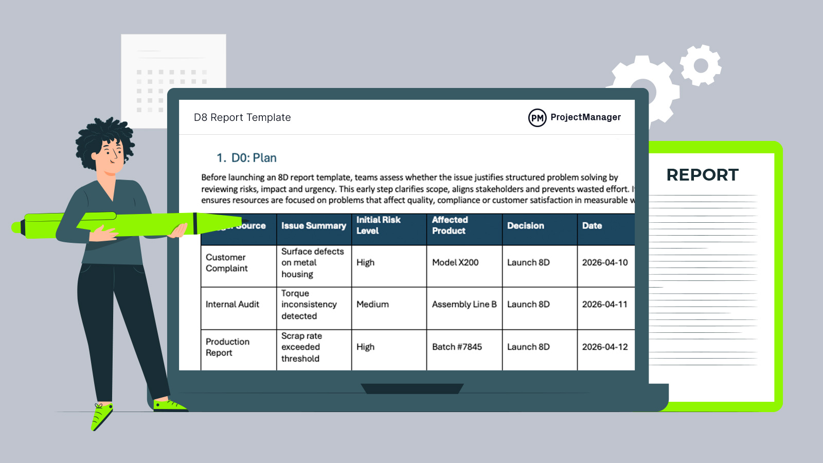 D8 report template featured image