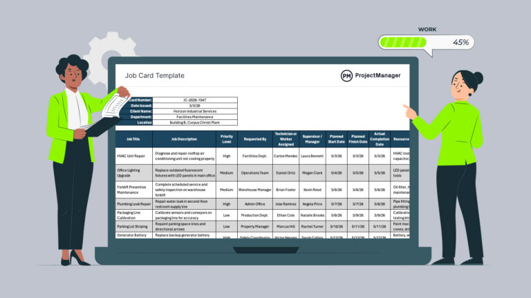 Job Card Template (Free Download)
