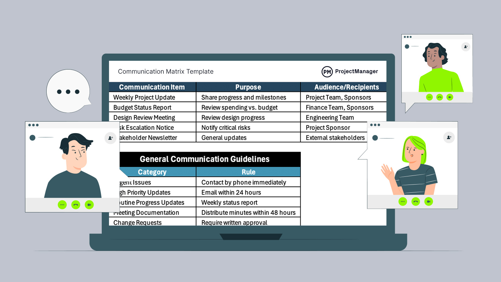 Communication matrix template featured image