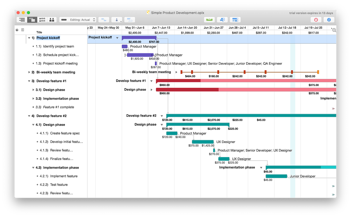 omniplan software UI screenshot