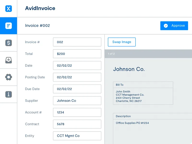 Best Acumatica integrations, Avidxchange