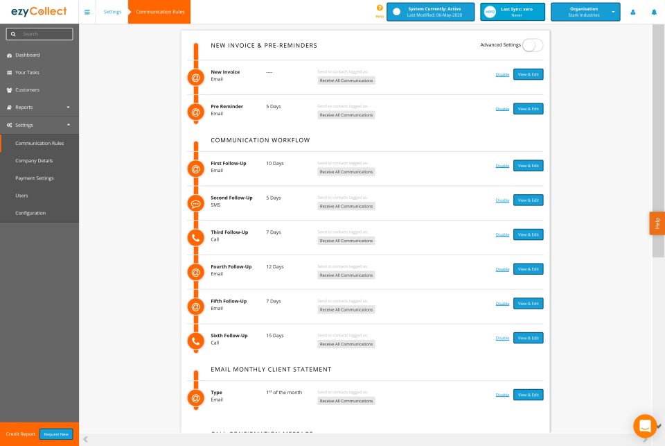 Best MYOB Acumatica integrations, ezyCollect