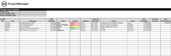 Change log tool