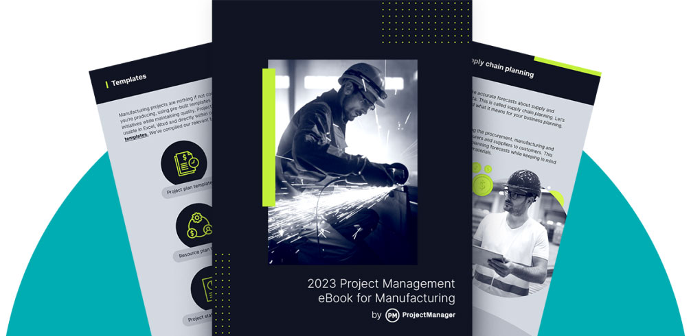 Project Management eBook for Manufacturing advertisement