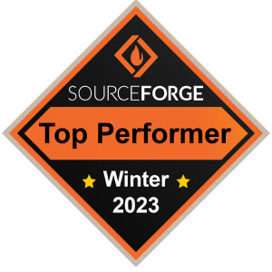 ProjectManager review from SourceForge for Top Performer in the task management software category in 2023