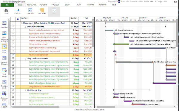 Project Viewer 365, an Microsoft Project Viewer