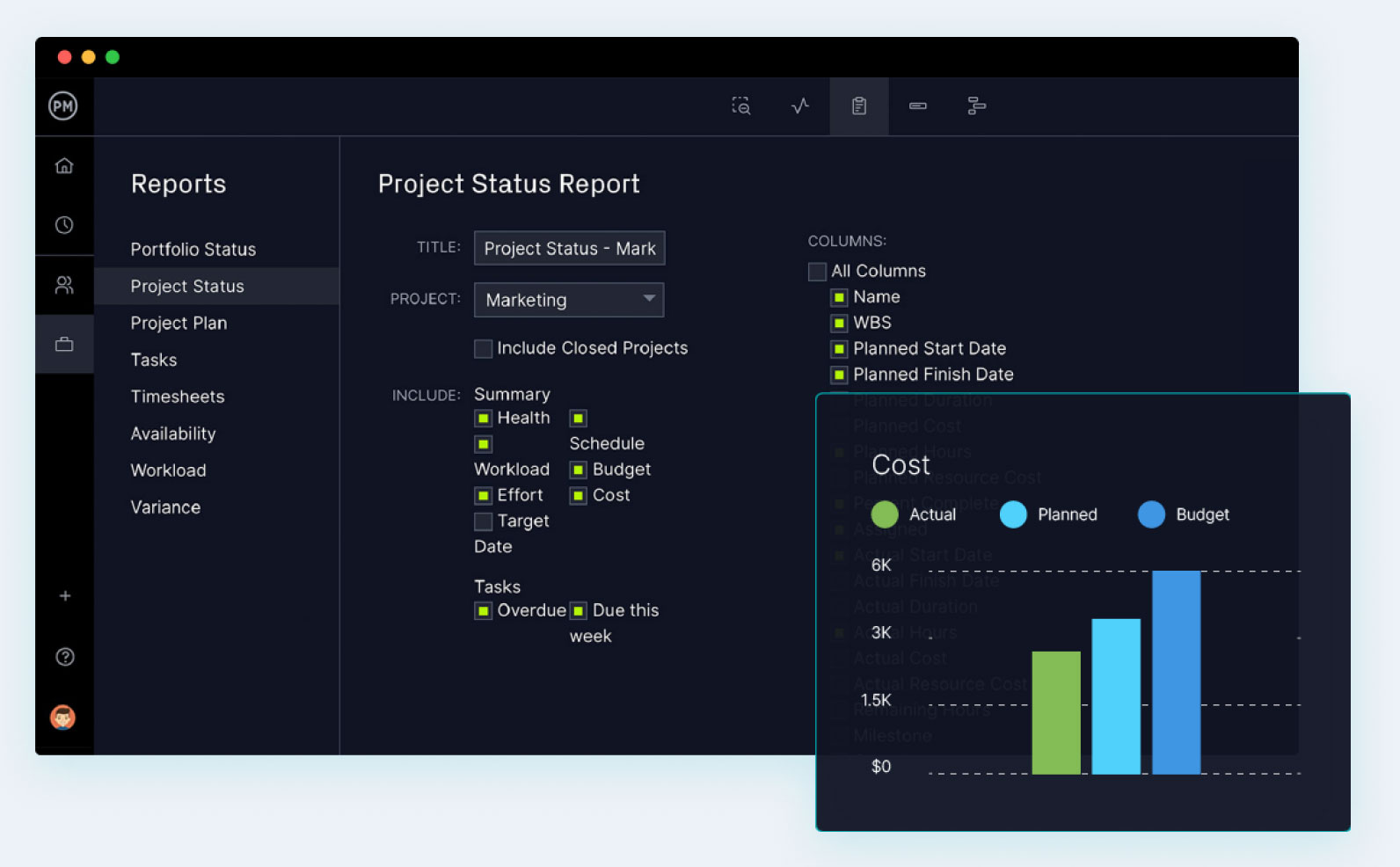 Cost tracking image